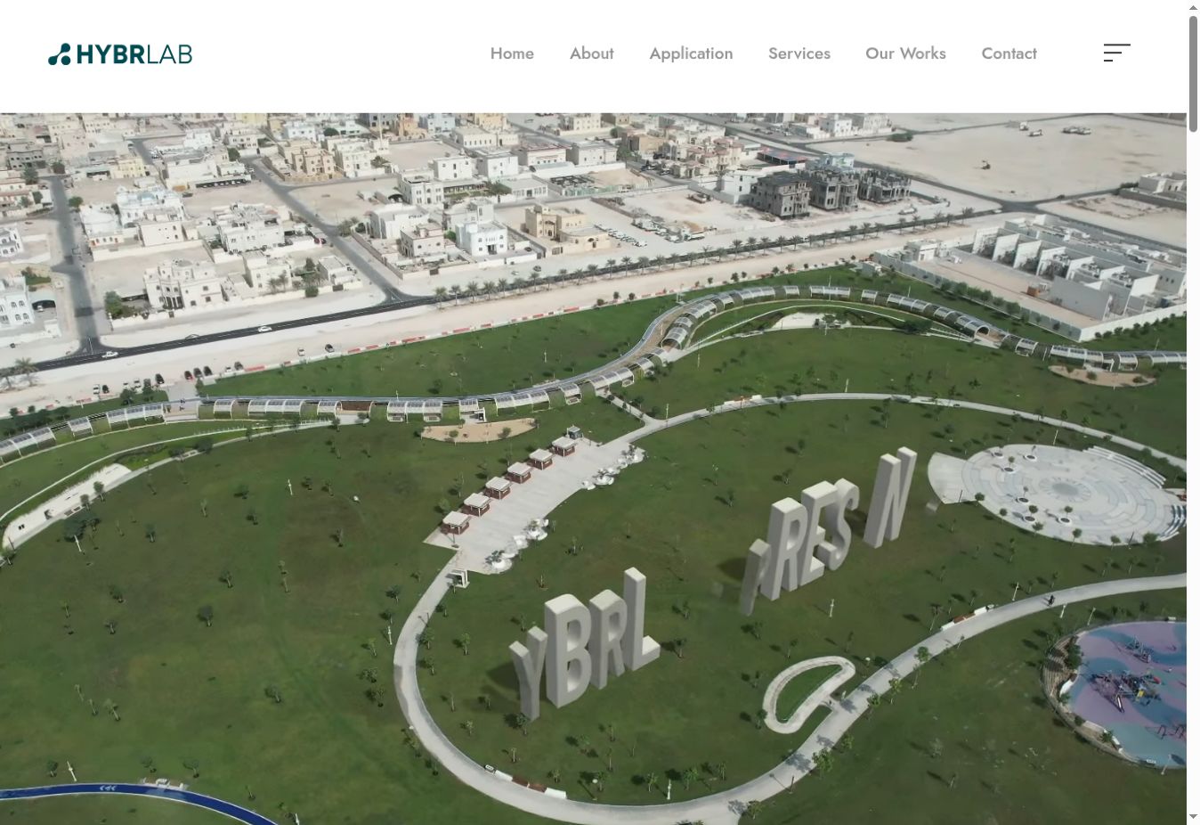 Hybrlab website screenshot