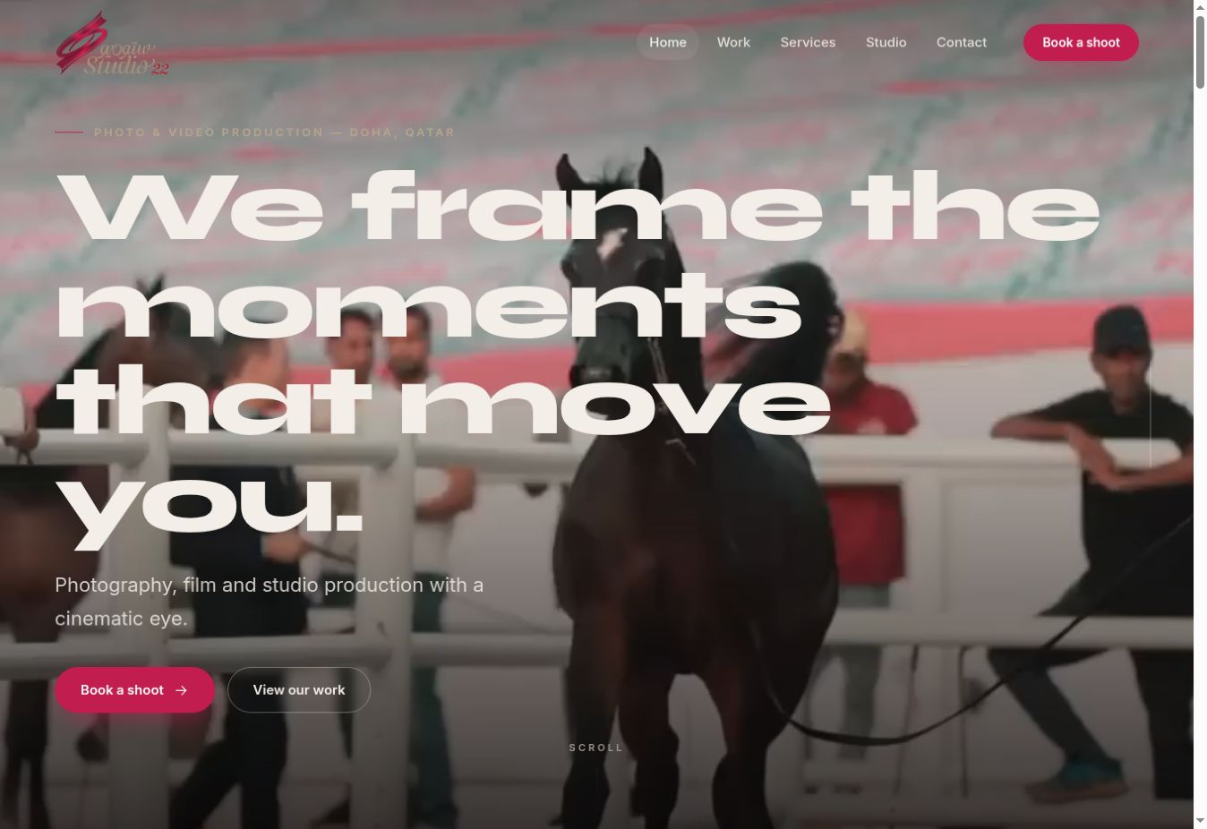 Studio 22 website screenshot